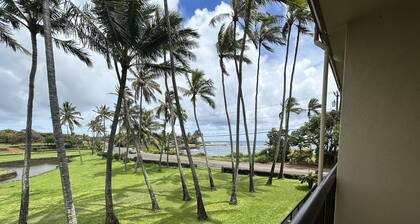Beautiful Ocean view of Sunny South Shore at Poipu Beach in Kauai