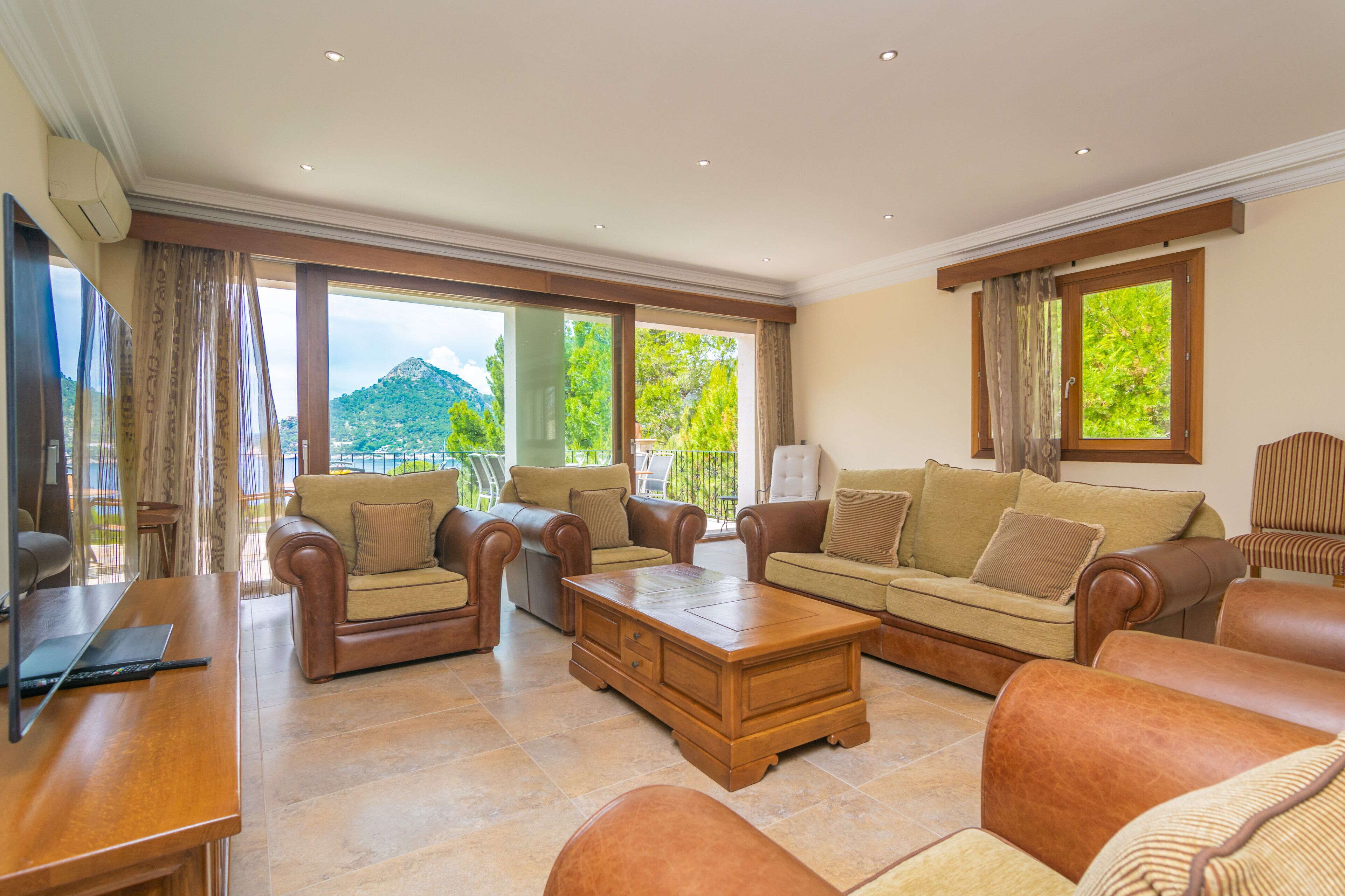 TV, fireplace, table tennis