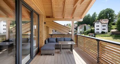 Appartement "Schwaiger Almblick" avec vue sur les montagnes, terrasse privée et Wi-Fi