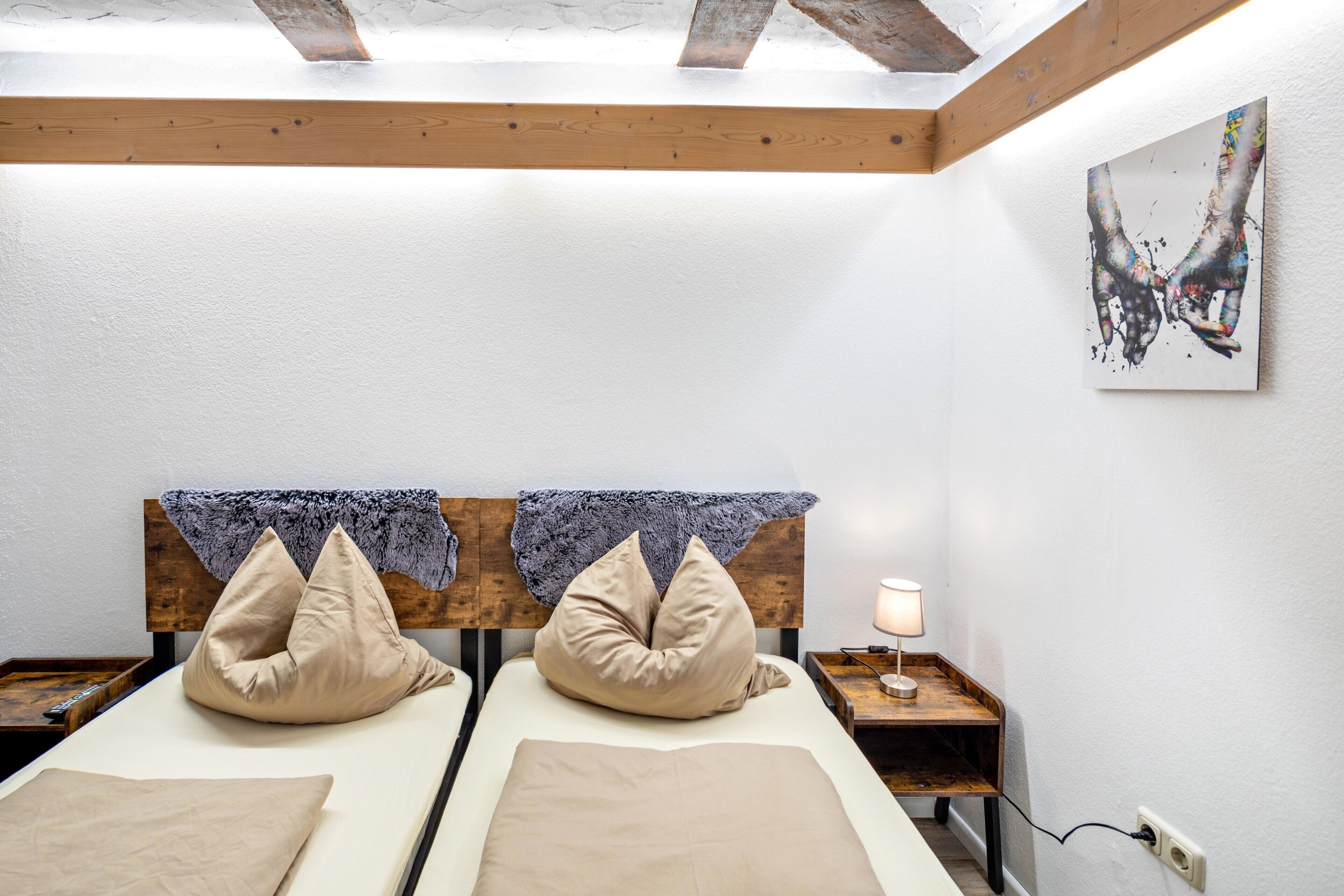 2 habitaciones, wifi gratis y ropa de cama 