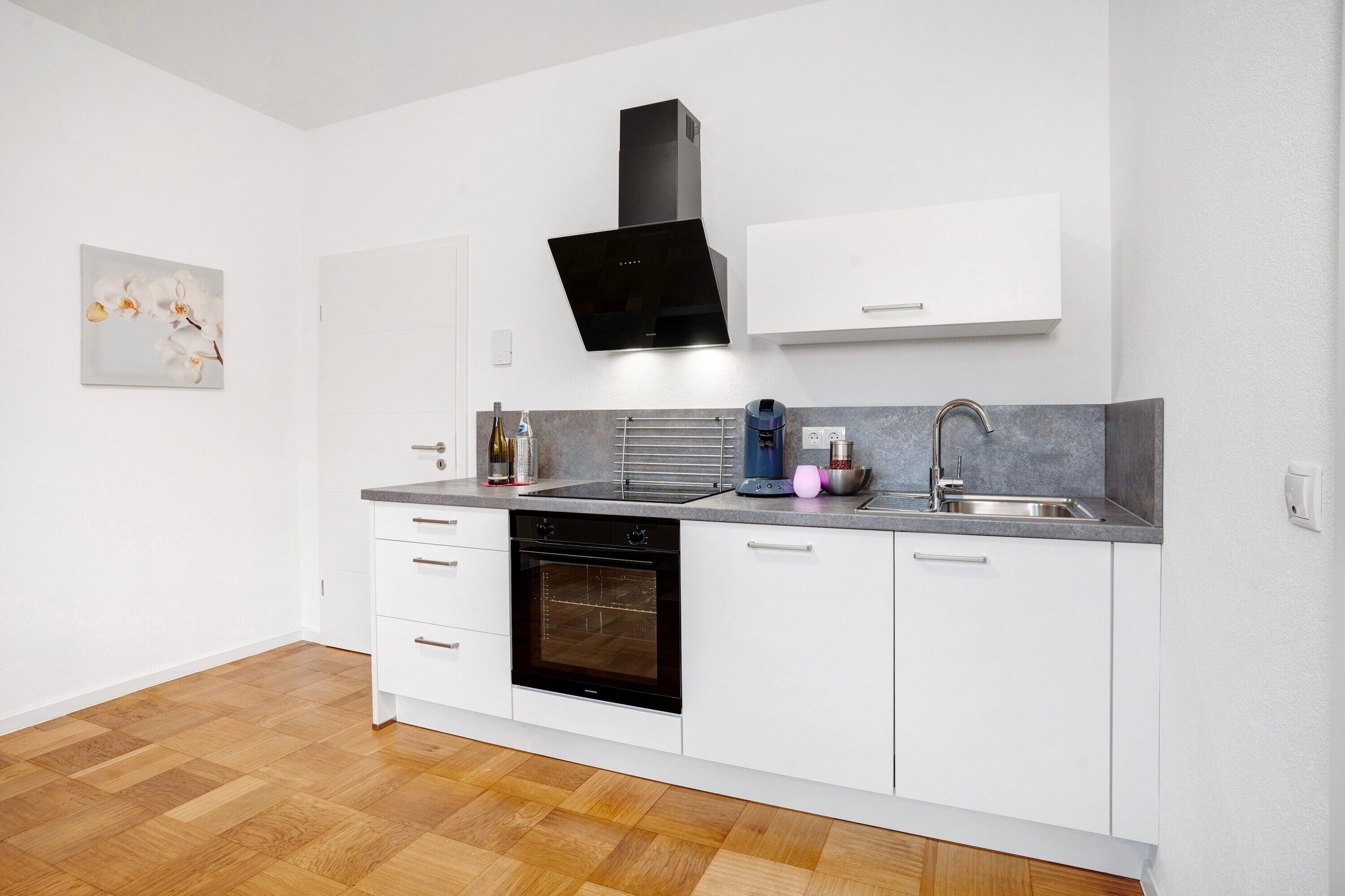 Refrigerador, horno, parrilla de estufa y lavavajillas 