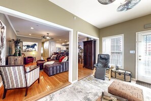 TV, video games, DVD player, books