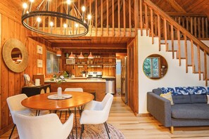 Interior - Romantic Mt Baker Cabin with a touch of Rustic Charm! Woodstove, Hot Tub, Pet friendly (Glacier)