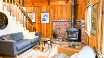 电视、壁炉、办公室