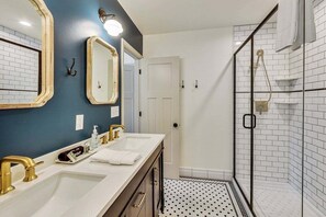 Shower, hair dryer