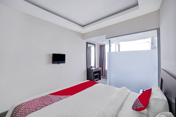 Standard dubbelrum | Arbetsyta för laptop, ljudisolering, gratis wi-fi och sängkläder