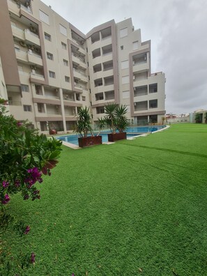 Outdoor pool - Charming 187m2 apartment with pool access (Nabeul‎)