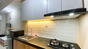 Leilighet | Eget kjøkken | Kjøleskap og kokeplater