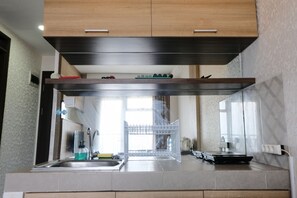 公寓, 2 間臥室 | 私人廚房 | 大型雪櫃/冰箱、爐具