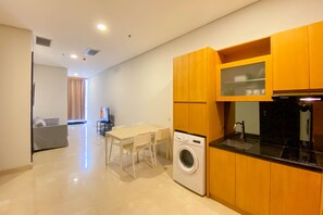 Apartemen, 3 kamar tidur | Dapur pribadi | Lemari es besar dan kompor