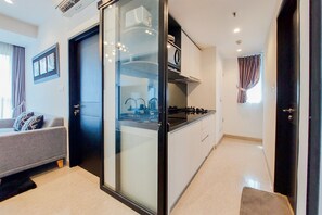 شقة - غرفة نوم واحدة | منطقة المعيشة