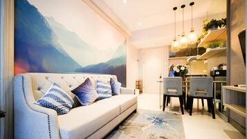 Appartamento, 2 camere da letto | Area soggiorno