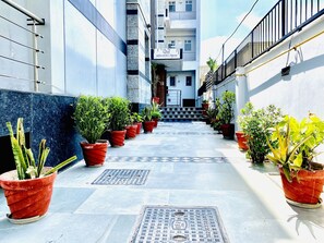 Front of property – evening/night
