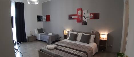 Superior-Vierbettzimmer | Bettwäsche aus ägyptischer Baumwolle, hochwertige Bettwaren