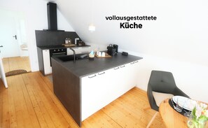Kühlschrank, Ofen, Herdplatte, Geschirrspüler