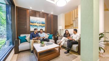 Sala de estar en el lobby