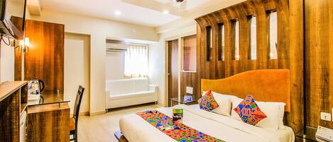 Chambre Premium | Draps en coton égyptien, literie de qualité supérieure