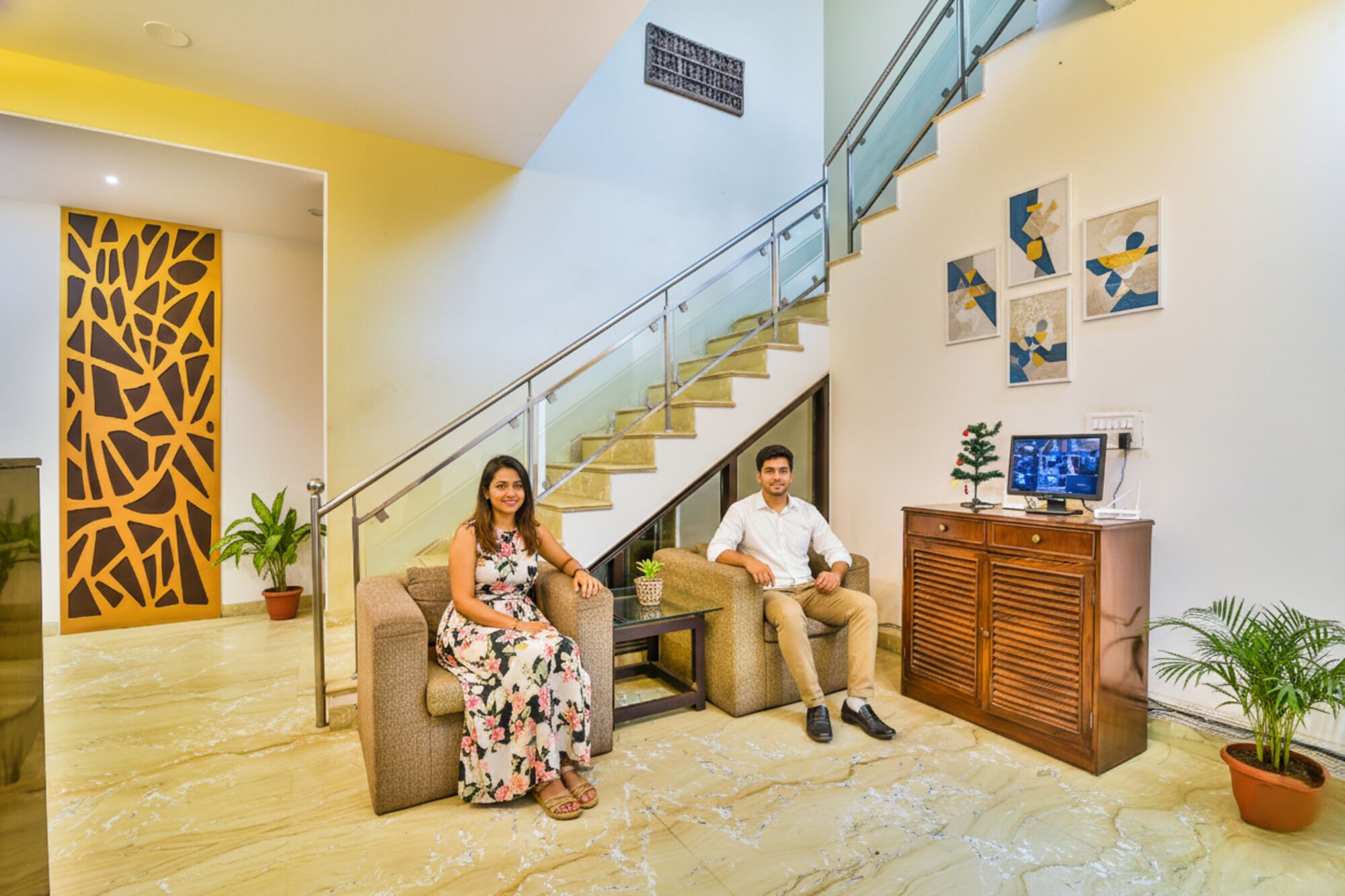 Lobby sitting area