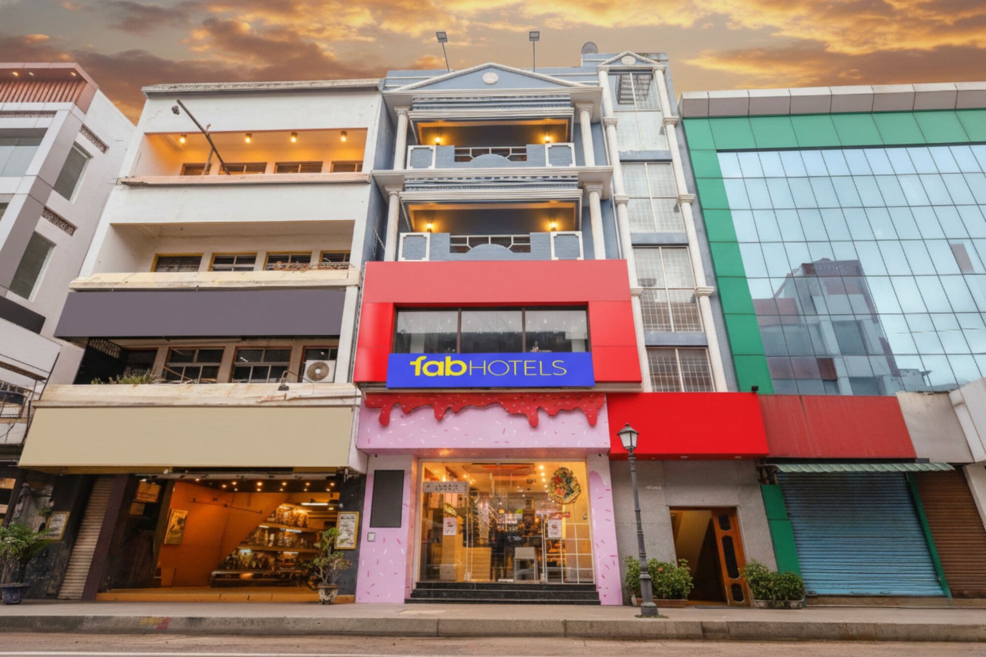 Exterior. FabHotel Santhi Inn