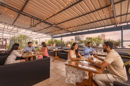 Restaurant. FabHotel Santhi Inn