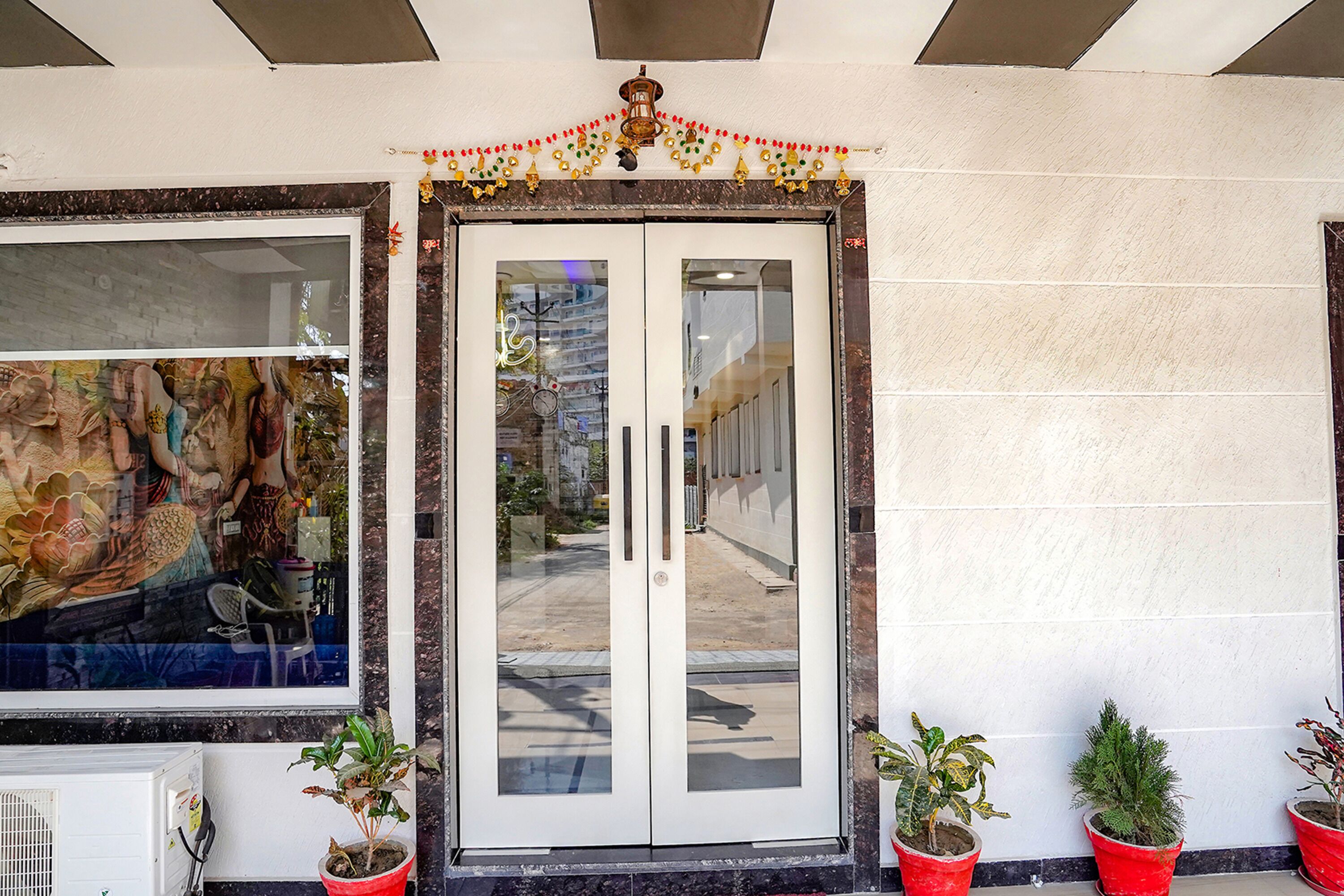Interior entrance