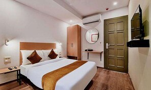 Phòng Deluxe | Bộ trải giường bằng vải cotton Ai Cập, bộ đồ giường cao cấp 