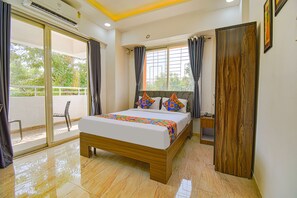 Egyptian cotton sheets, premium bedding, free WiFi, bed sheets - FabHotel Red Velvet & Suites (Pune)