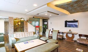 Zona de estar del vestíbulo