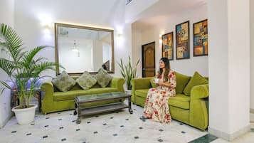 Sitteområde i lobbyen