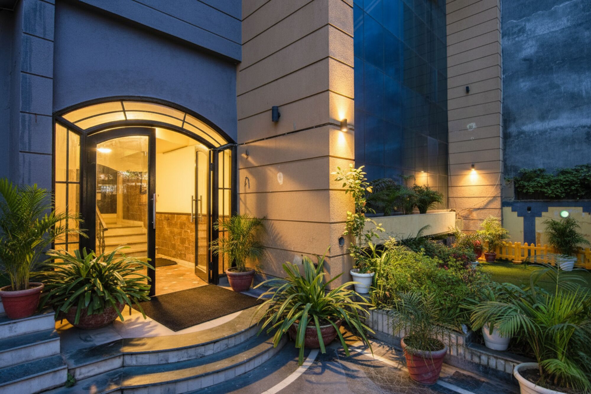 Entrada de la propiedad