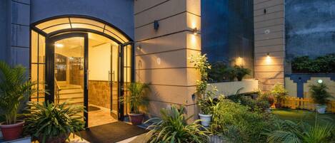 Inngangur gististaðar