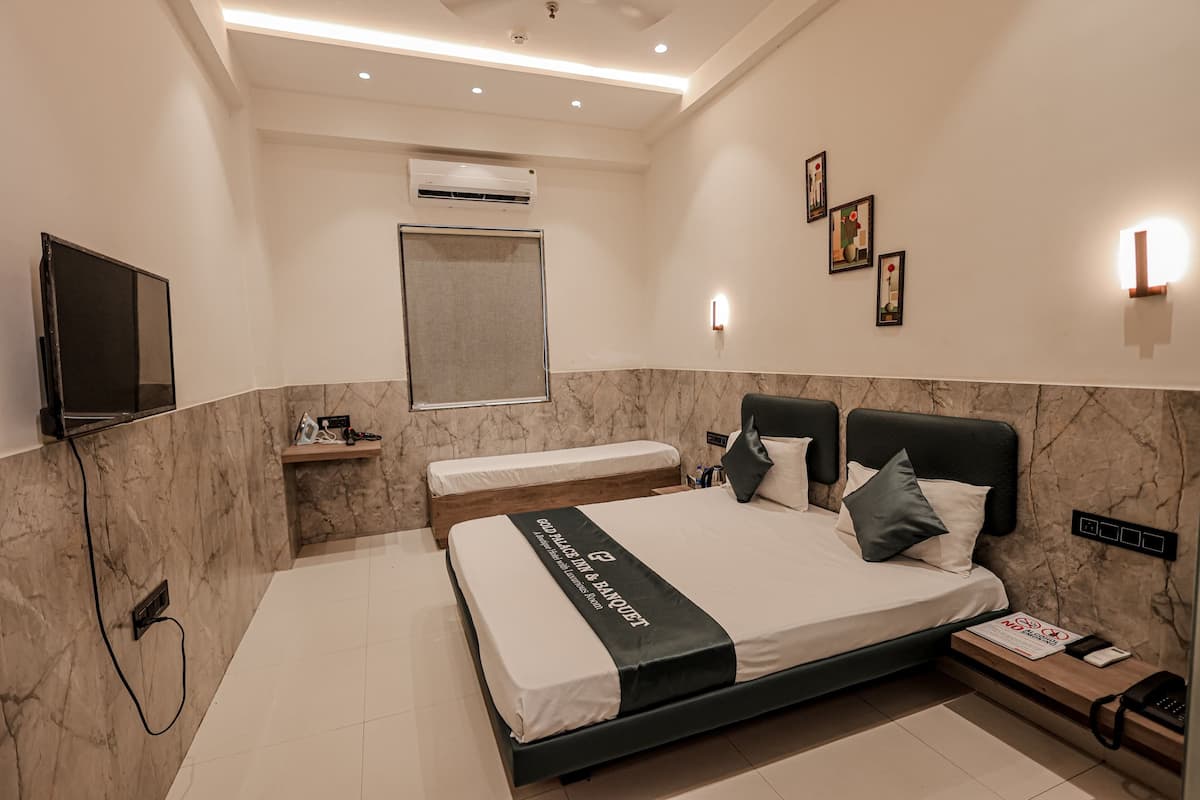 Kamar Deluks, pemandangan kebun | Wi-Fi gratis dan seprai linen