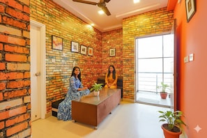 Sitteområde i lobbyen