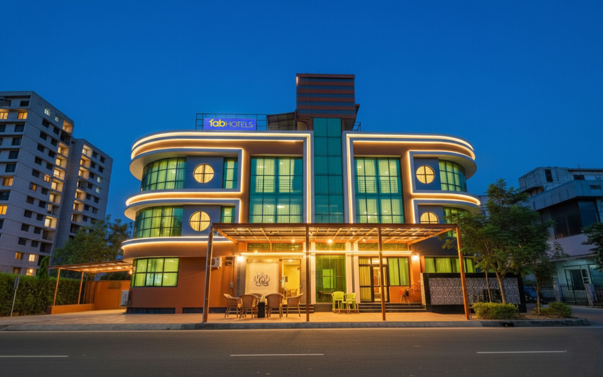 Pintu masuk properti