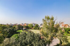 Blick von der Unterkunft