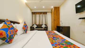 Egyptiske bomuldslagner, premium-sengetøj, pengeskab på værelset