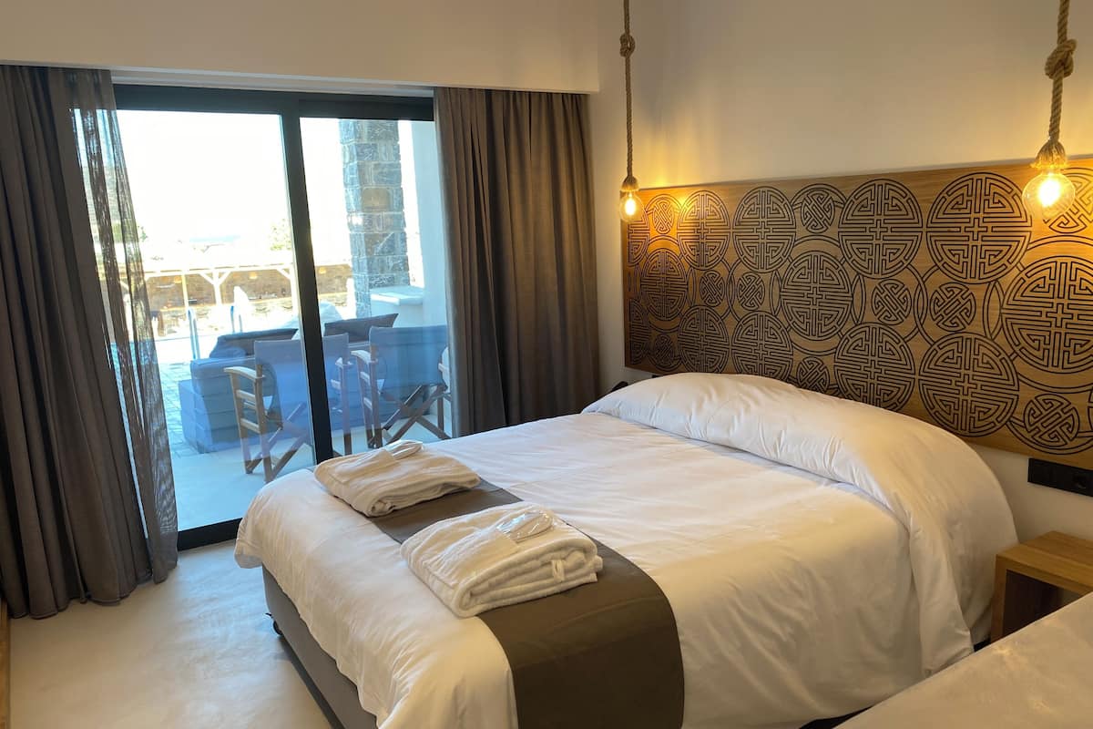 1 kamar tidur, minibar, kedap suara, dan Wi-Fi gratis