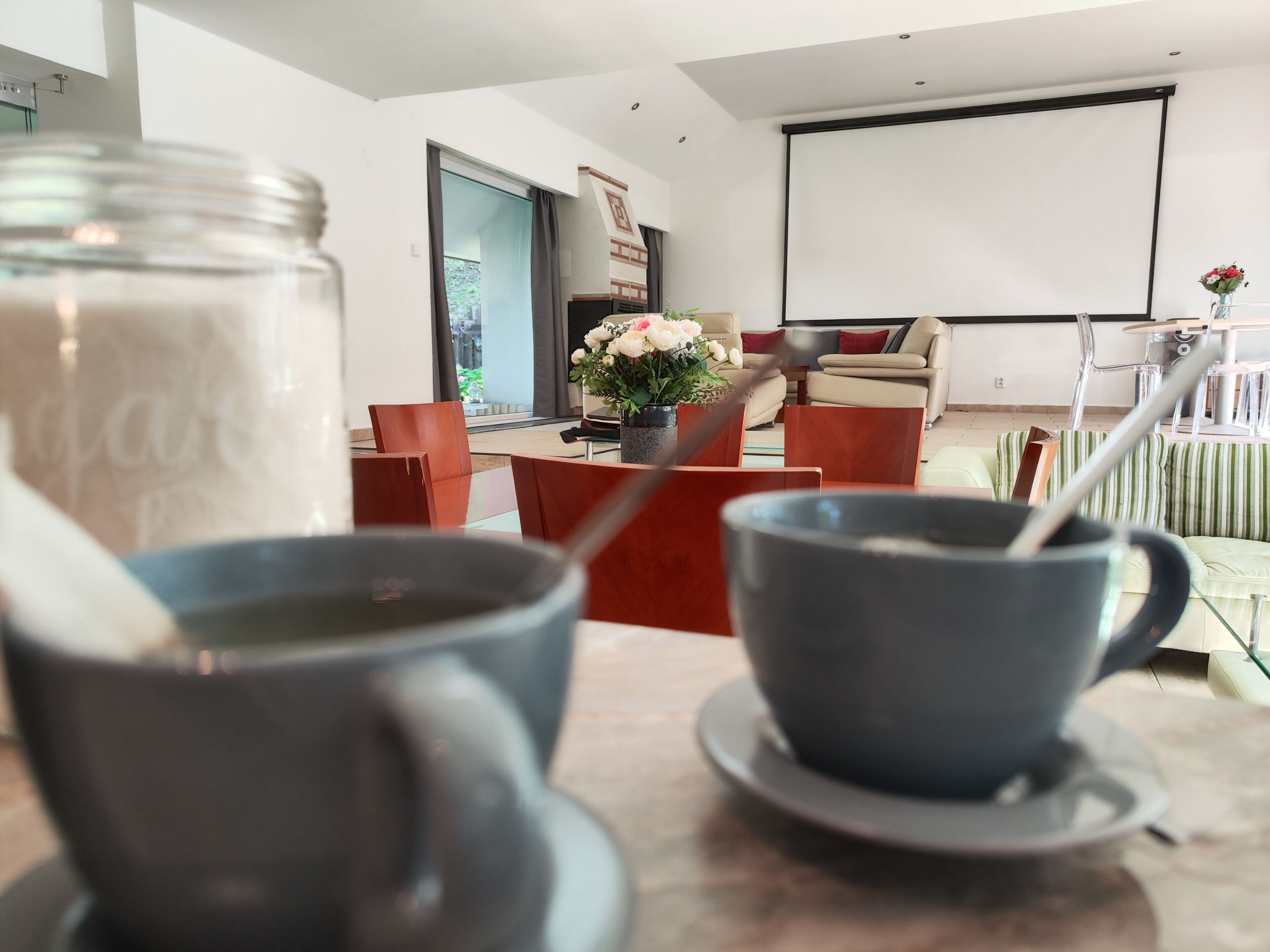 Luxury Villa | Living area | Fireplace