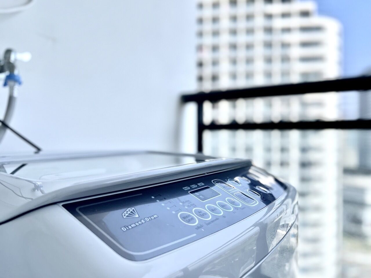 A car with a digital display on the dashboard.