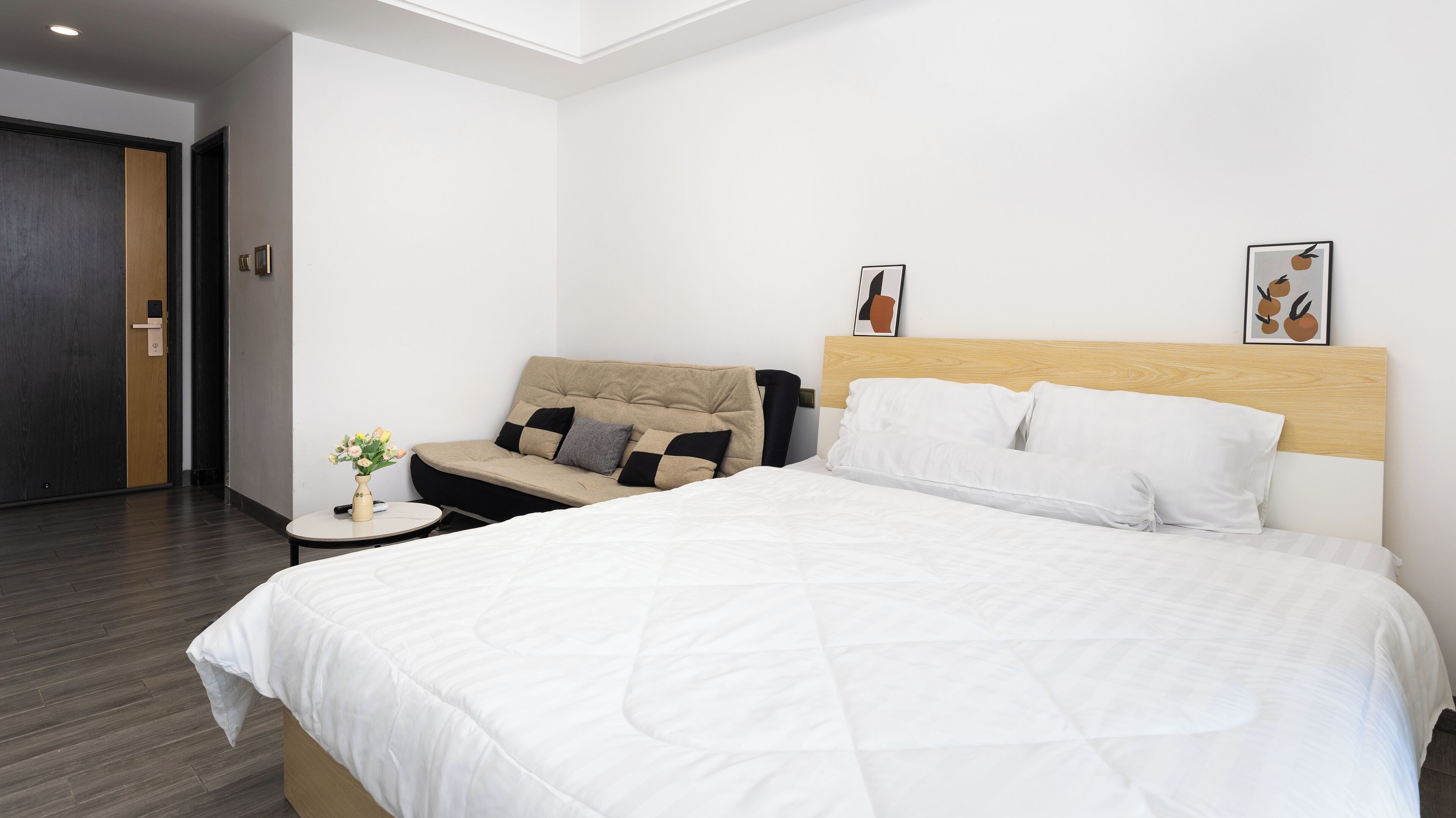 Studio – panorama, 1 queensize-seng med sovesofa, kjøkken, havutsikt | Innvendig detalj