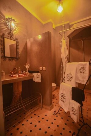 Comfort Double or Twin Room | Bathroom - Riad dar Coram (Marrakech)