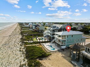 Pool - Modern 5BR Ocean Front Home w/ Pool! (Emerald Isle)