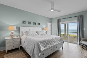 5 bedrooms, desk, iron/ironing board, free WiFi - Modern 5BR Ocean Front Home w/ Pool! (Emerald Isle)