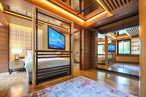 1 間臥室、埃及棉床單、高級寢具、記憶床墊