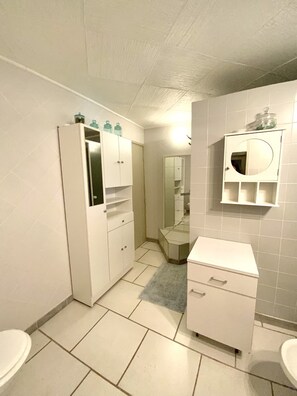 Dutxa, bidet i paper higiènic