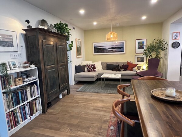 Smart-tv en een open haard