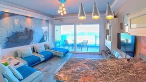 Apartment | Private kitchen - Deluxe Beach Apartment- Sleeps 2 & Private Terrace (Rhodes)