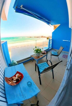 Apartment | Property grounds - Deluxe Beach Apartment- Sleeps 2 & Private Terrace (Rhodes)