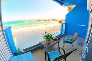 Apartment | Property grounds - Deluxe Beach Apartment- Sleeps 2 & Private Terrace (Rhodes)
