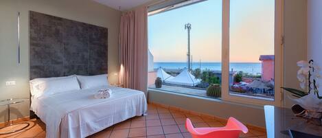 Superior kamer, uitzicht op zee | Interieur